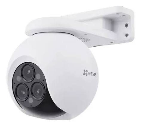 [CS-H80f-R100-8G444WKF] CAMARA H80f 2K+ TRIPLE LENTE 2.8mm + 6mm+ 12mm HD 4MP EXTERIOR PT . 12 x ZOOM PANORAMICA 360°. ALAMCENAJE EN NUBE EZVIZ CLOUD. 