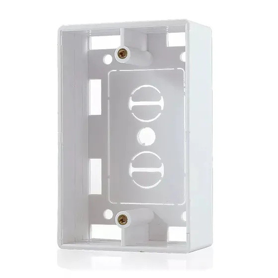[ATO-BOX42] Beconnect - Cajetin Superficial 4x2 Color Blanco [Unidad] 