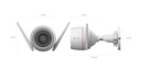 CS-H3c-R100-1J4WKFL Ezviz - Cámara Bullet Ip Inalambrica HD 1080P [3MP] WiFi Lente 2.8mm Exterior/Interior a Color [Serie H]