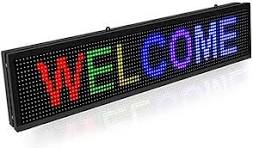 Aviso Led 70CM De Largo x 20CM De Alto P10