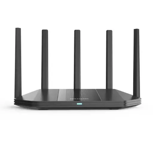 [DS-3WR18X] Hikvision - Router Inalámbrico Wifi 6 Hasta 1800 Mbps Doble Banda AC (2.4 GHz y 5 GHz) 4 Puertos 1000 Mbps 4 Antenas Omnidireccional Beamforming Optimizado.