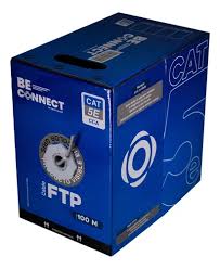 [ATB-CFC5INDCCA1] Beconnect - Cable FTP Apantallado CAT5e (Categoria 5e) CCA Interior (Gris) [Bobina 100 Metros]