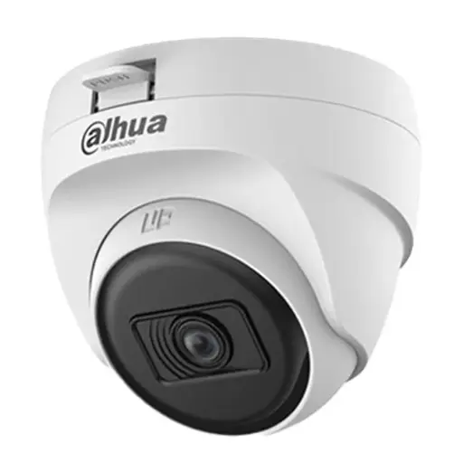 [DH-HAC-T1A21N-U-IL-A] Dahua - Cámara Domo 1080P [2MP] con Audio Lente 2.8mm Smart Dual Light [Plastico] [Serie Cooper]